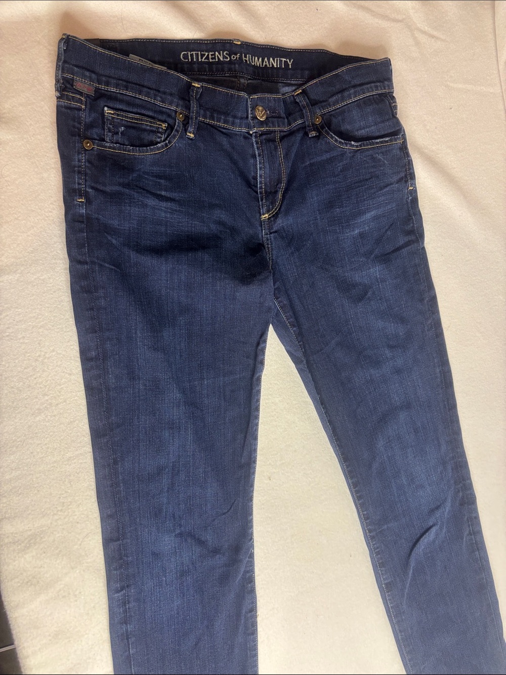 Citizens Of Humanity Dark Indigo Straight-Leg Jeans